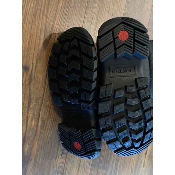 Hunter Intrepid Black Tall Snow Waterproof Puffer Boots Women 7 US 38 EU New - Picture 3 of 7